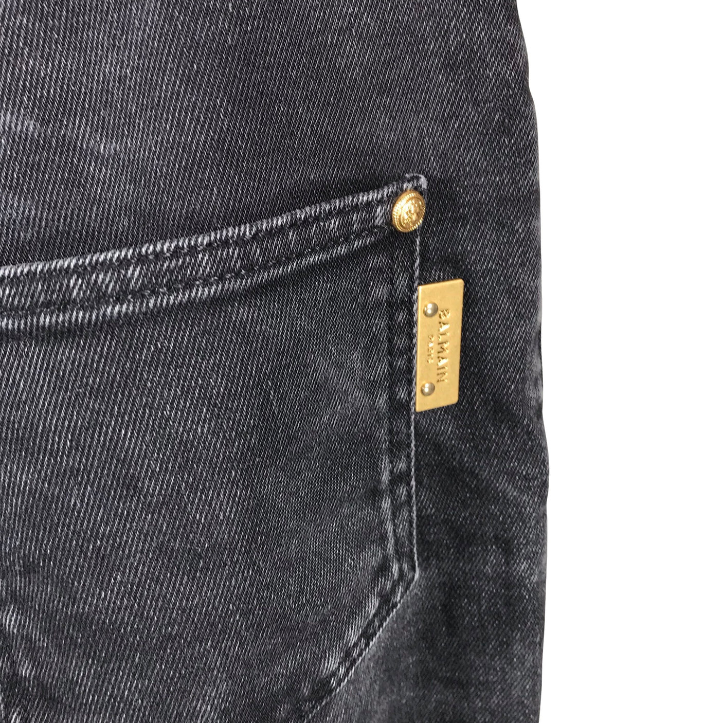 Naisten Balmain - Farkut, koko 38 - Harmaa (3)