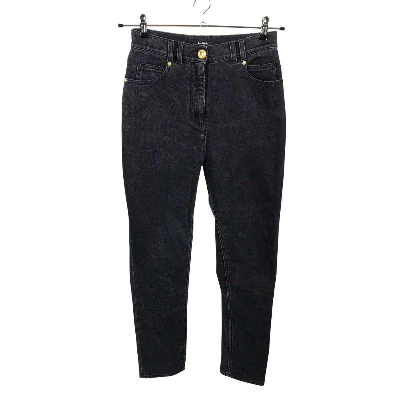 Naisten Balmain - Farkut, koko 38 - Harmaa (1)