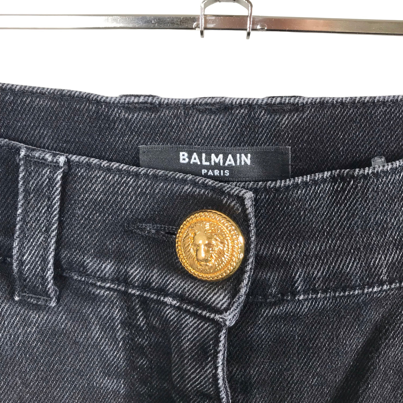 Naisten Balmain - Farkut, koko 38 - Harmaa (4)