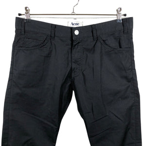 Naisten Acne Studios - Kangashousut, koko 42 - Musta (3)