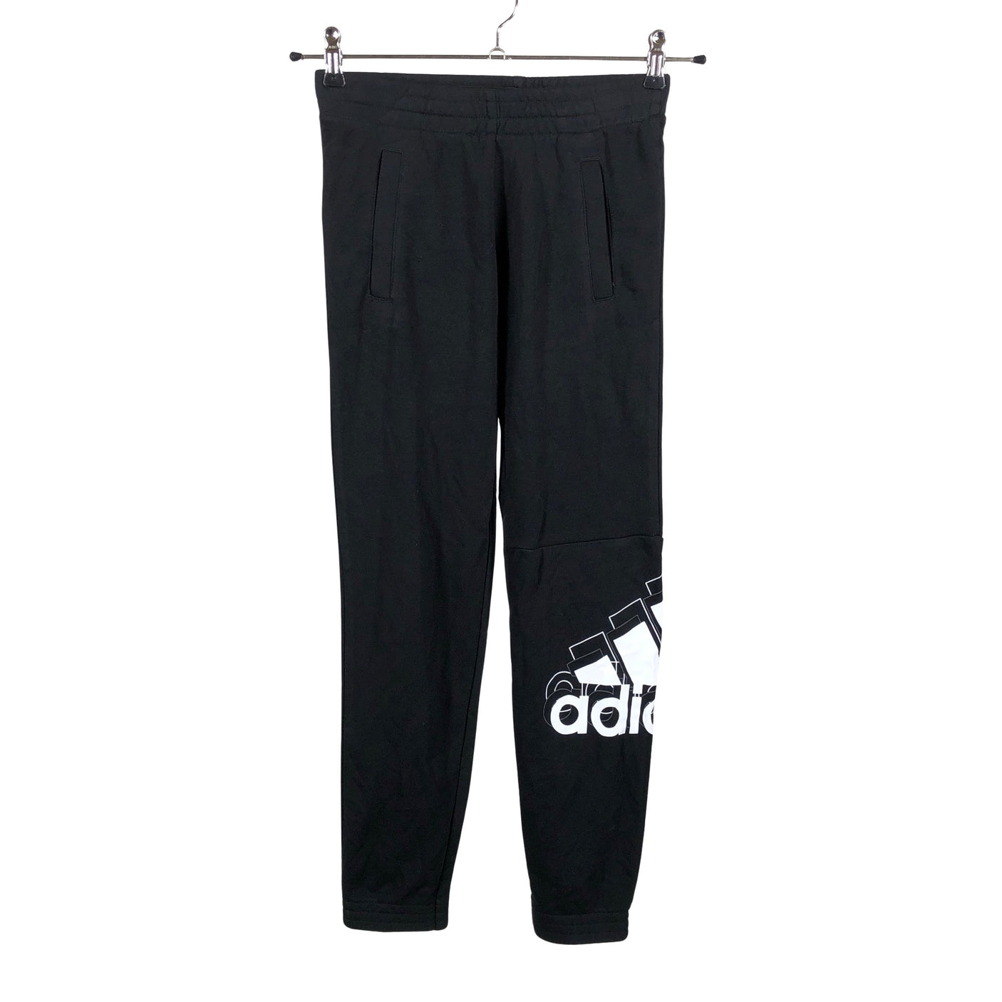 Unisex Adidas - Collegehousut, koko 146 - 152 - Musta (1)