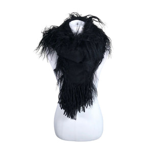 Naisten Pashmina - Huivi, koko Maxi - Musta (1)