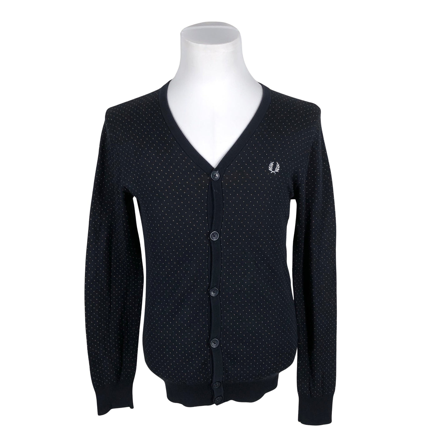Miesten Fred Perry - Neuletakki, koko S - Sininen (1)