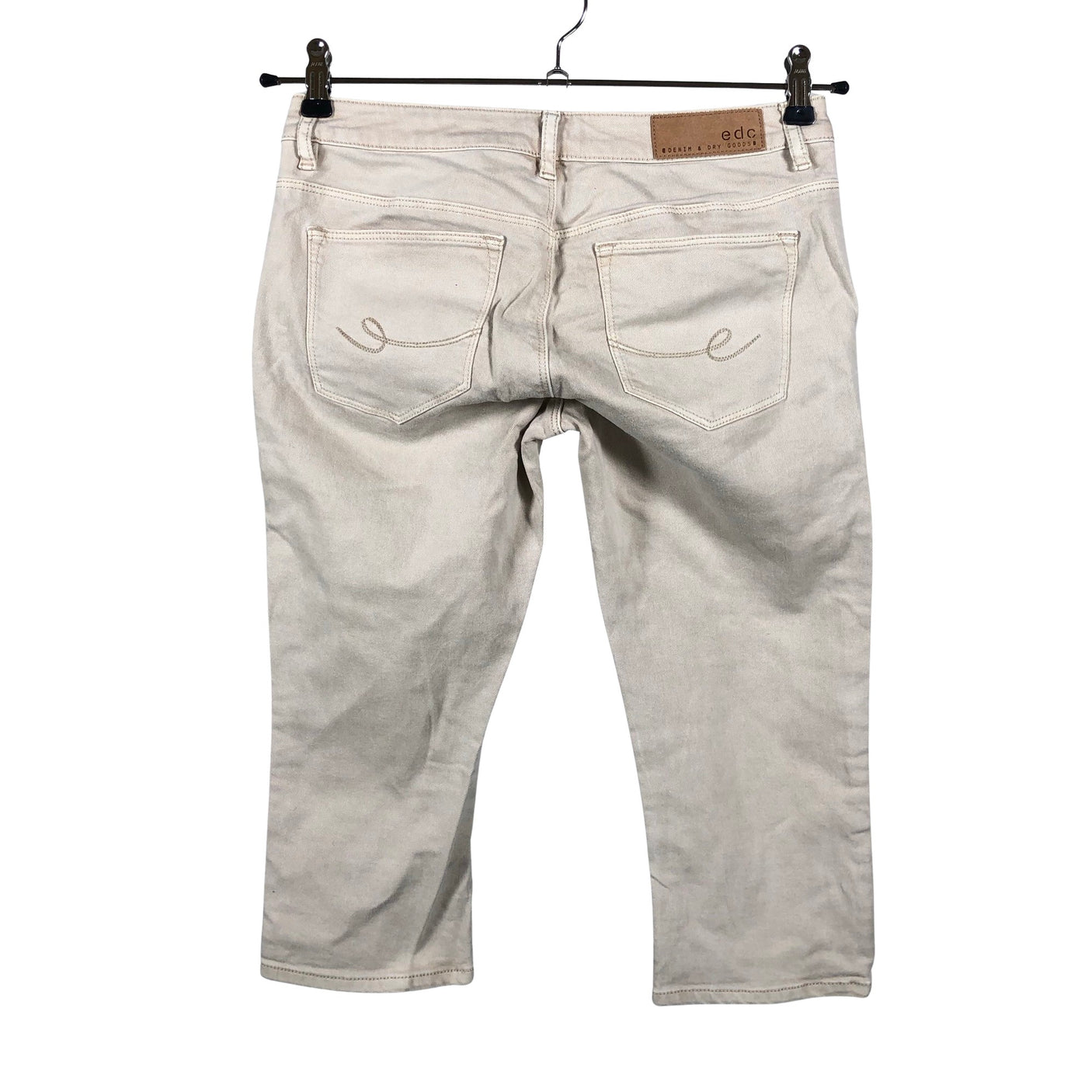 Naisten Esprit - Farkkucaprit, koko 34 - Beige (2)