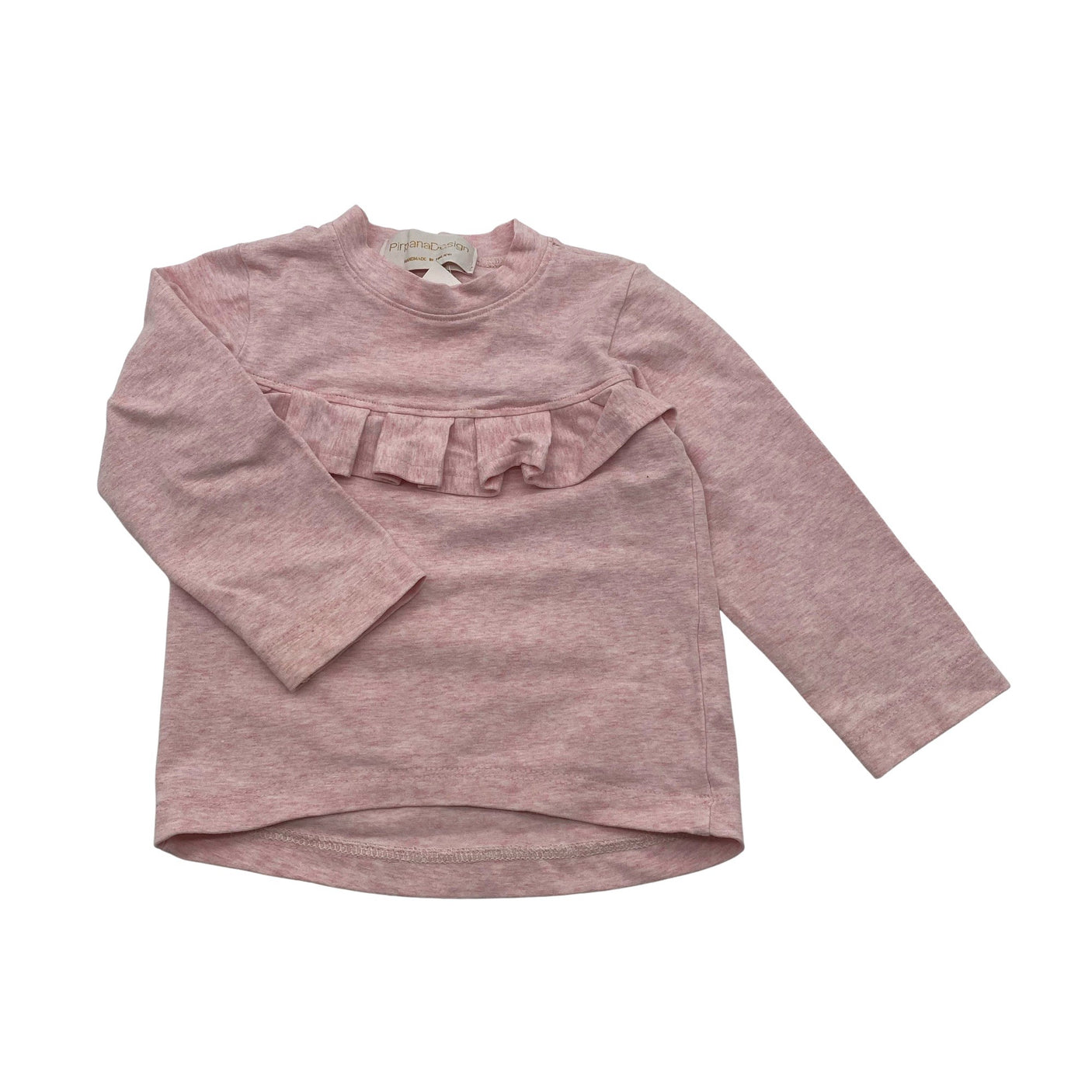 Tyttöjen Pirpana Design - Trikoopaita, koko 74 - 80 - Vaaleanpunainen (1)