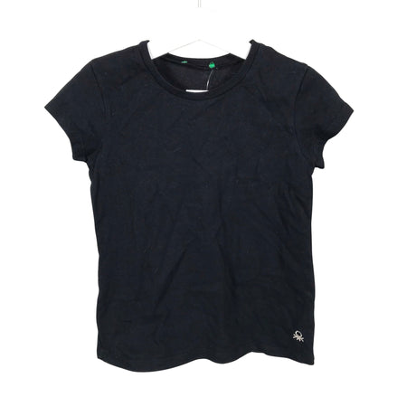 Unisex Benetton - T-paita, koko 104 - 110 - Musta ()