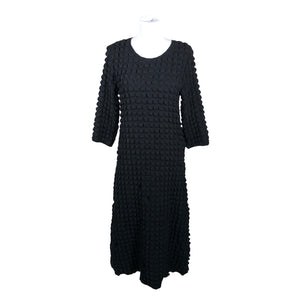 Unisex Cream - Tricot dress, size 36 - Black