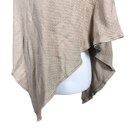 Naisten s.Oliver - Poncho, koko One size - Beige (2)
