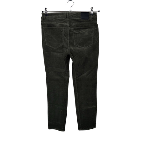 Naisten Massimo Dutti - Samettihousut, koko 38 - Vihreä (2)