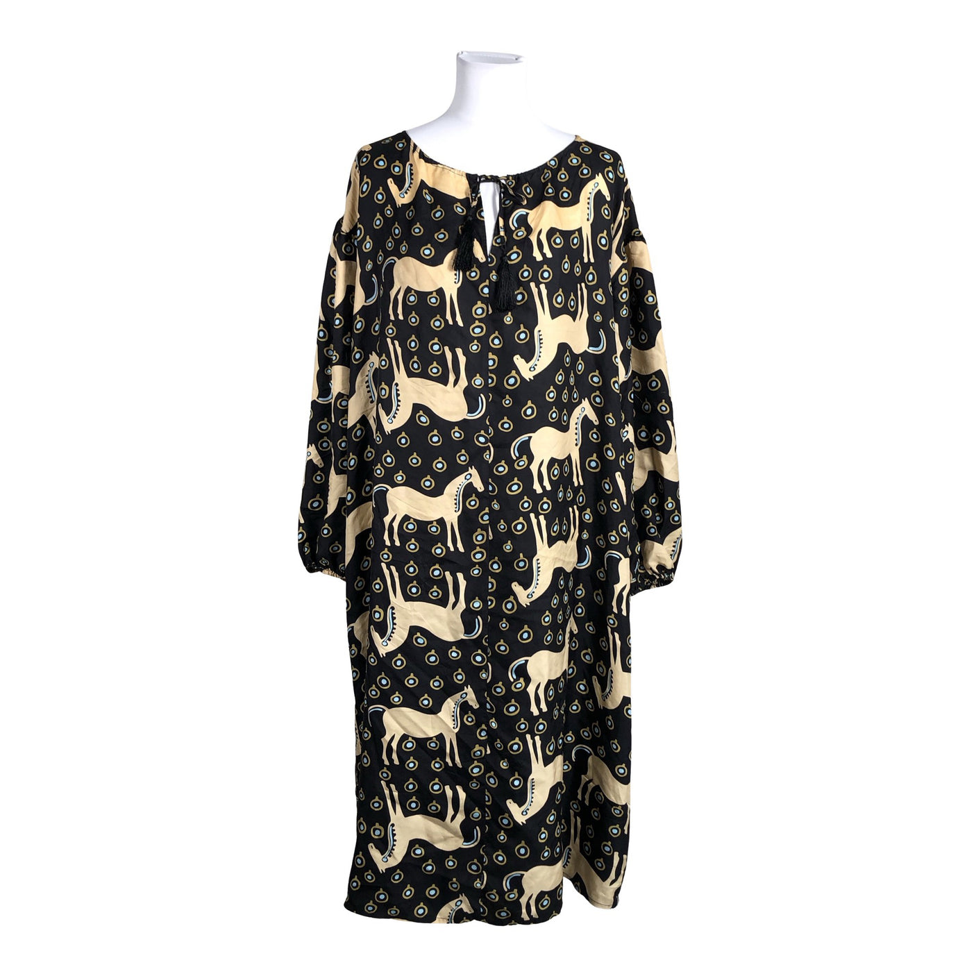 Naisten Marimekko - Sifonkimekko, koko 38 - Musta (1)