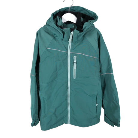 Unisex Polarn O. Pyret - Välikausitakki, koko 134 - 140 - Vihreä ()