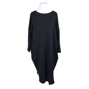 Unisex Papu - Tricot dress, size 48 - Black