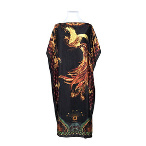 Naisten Handmade - Sifonkimekko, koko 48 - Musta (1)