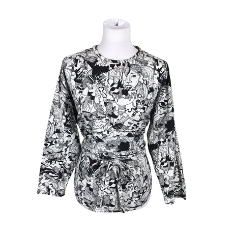 Naisten Vimma - Collegepaita, koko 38 - Valkoinen ()