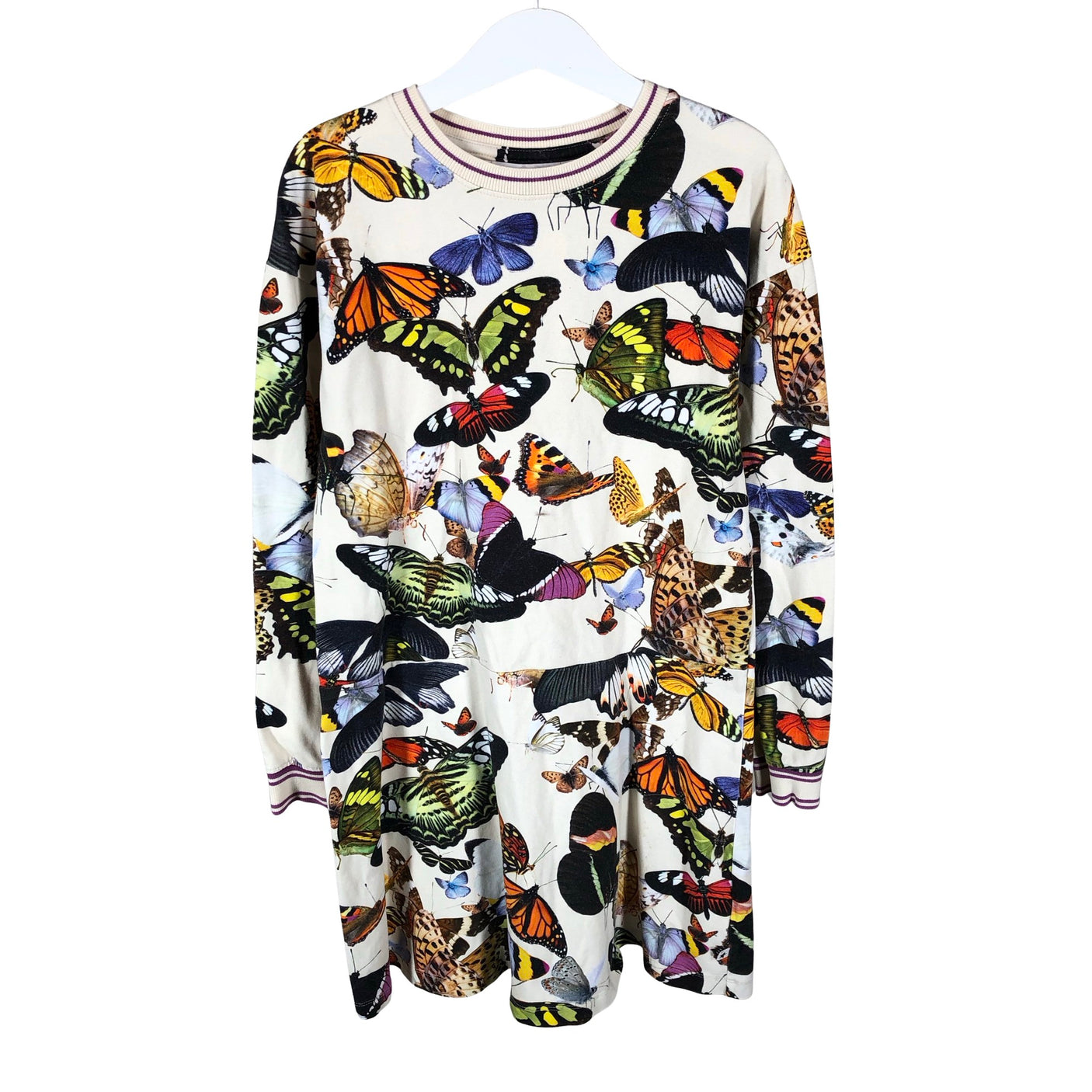 Tyttöjen Molo Kids - Trikoomekko, koko 134 - 140 - Beige