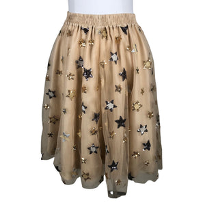 Naisten A'dress Copenhagen - Tyllihame, koko 36 - Beige (2)