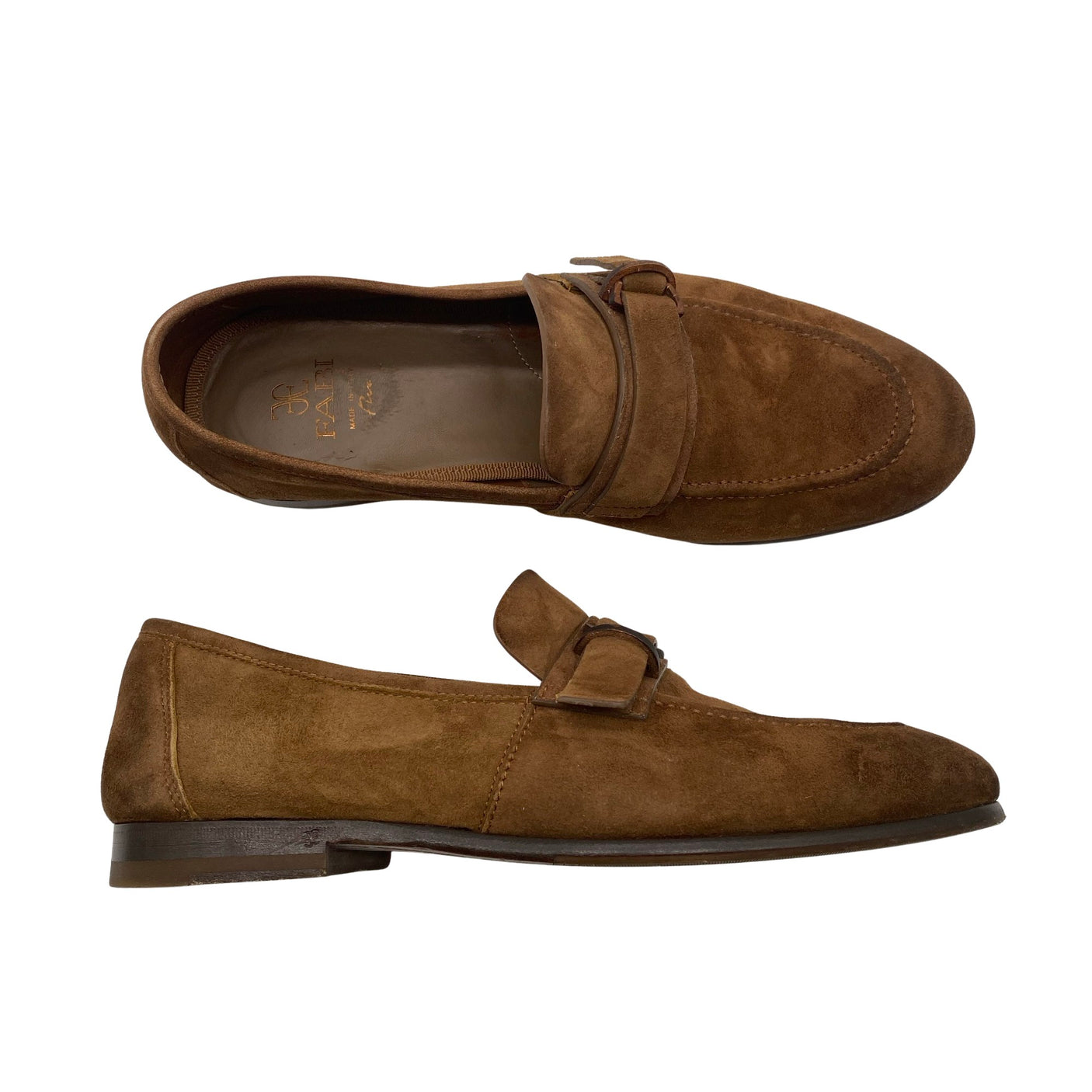 Naisten Fabi - Loaferit, koko 39 - Ruskea (1)