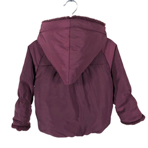 Tyttöjen POMPdeLUX - Kevyttoppatakki, koko 92 - 98 - Violetti (1)