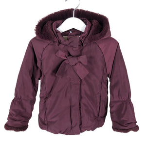 Tyttöjen POMPdeLUX - Kevyttoppatakki, koko 92 - 98 - Violetti (2)
