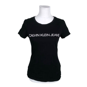 Naisten Calvin Klein - T-paita, koko 36 - Musta (1)