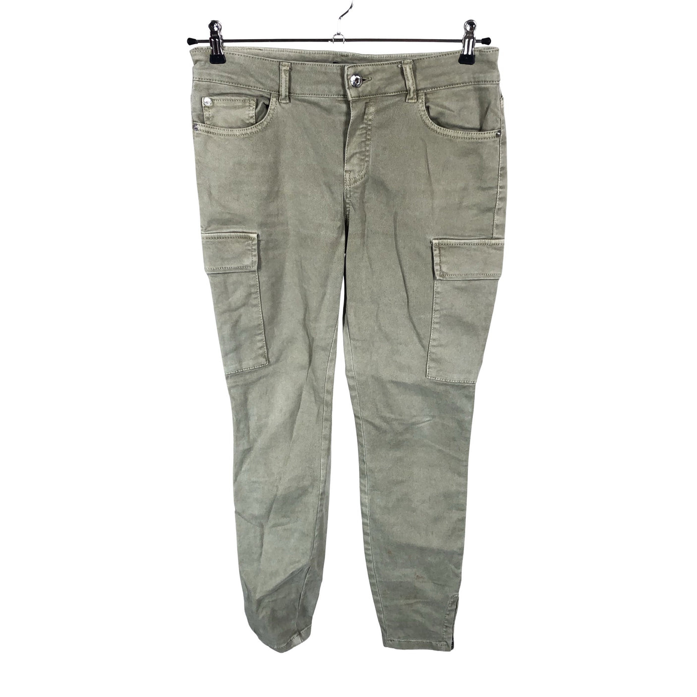 Naisten Massimo Dutti - Kangashousut, koko W33 - Vihreä (1)