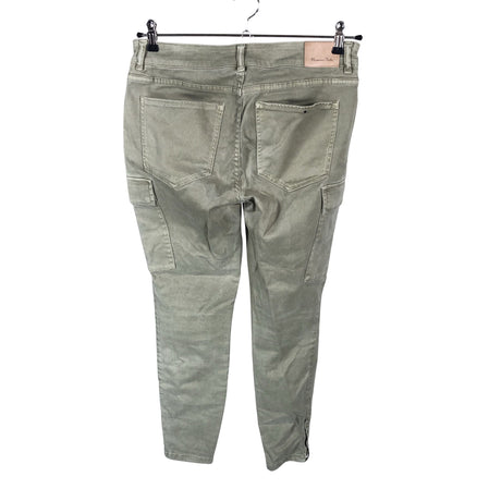 Naisten Massimo Dutti - Kangashousut, koko W33 - Vihreä (2)