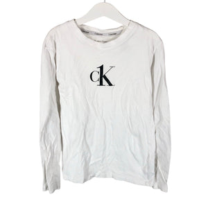 Unisex Calvin Klein - Trikoopaita, koko 140 - 146 - Luonnonvalkoinen (1)