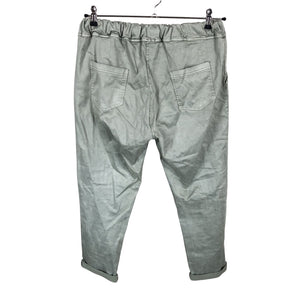 Naisten Perfect Jeans - Kangashousut, koko 40 - Vihreä (2)