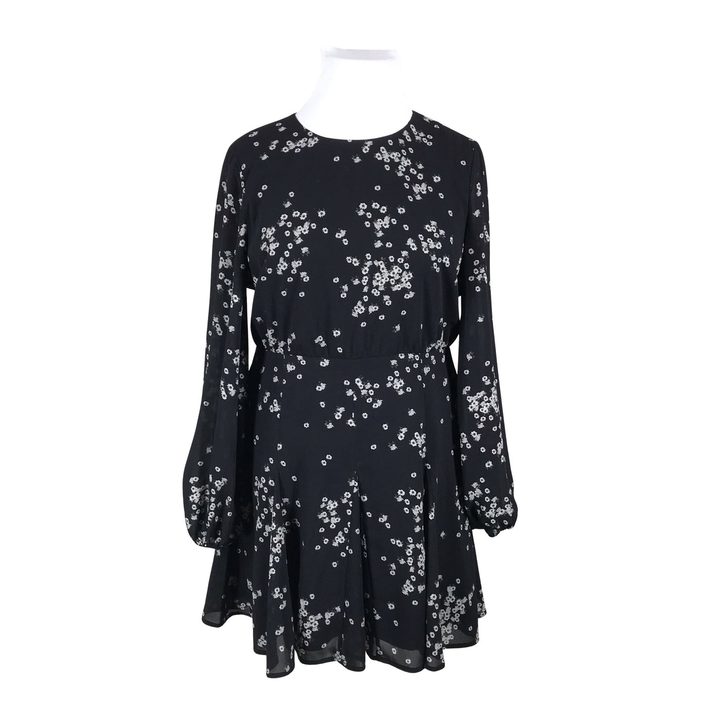 Unisex Ted Baker - Schiffon dress, size 44 - Black (1)