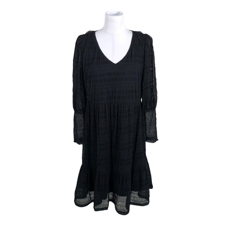 Unisex Cream - Tricot dress, size 38 - Black