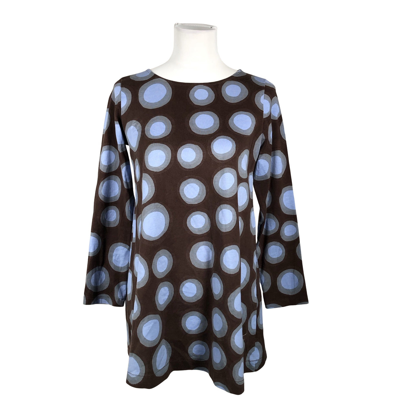 Naisten Marimekko - Trikootunika, koko 34 - Ruskea (1)