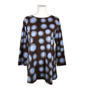 Naisten Marimekko - Trikootunika, koko 34 - Ruskea (1)