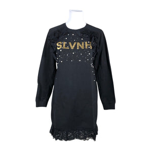 Naisten Silvian Heach - Collegetunika, koko XS - Musta (1)