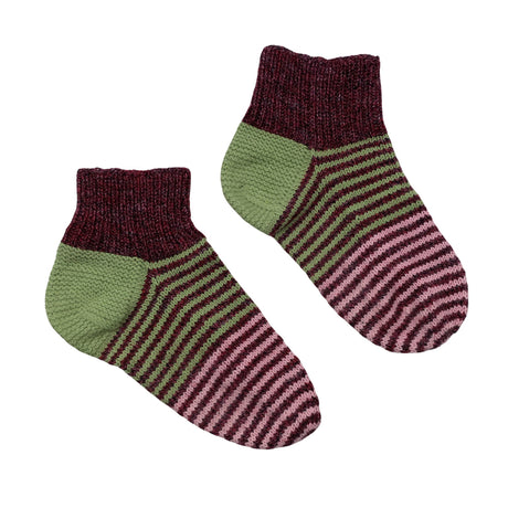 Naisten Handmade - Villasukat, koko 39 - Viininpunainen ()