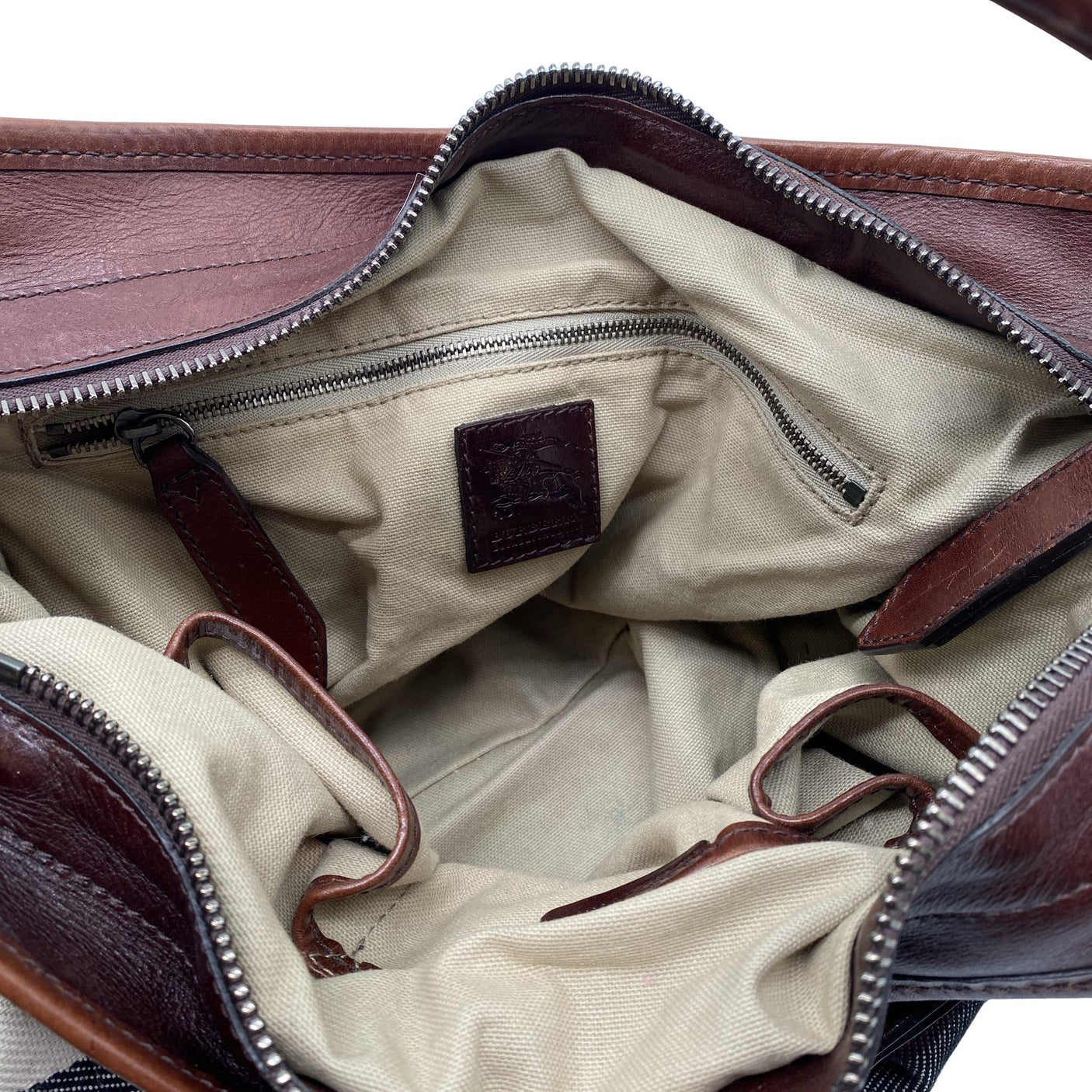 Naisten Burberry - Käsilaukku, koko Maxi - Beige (3)