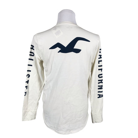 Miesten Hollister - Trikoopaita, koko M - Luonnonvalkoinen (2)