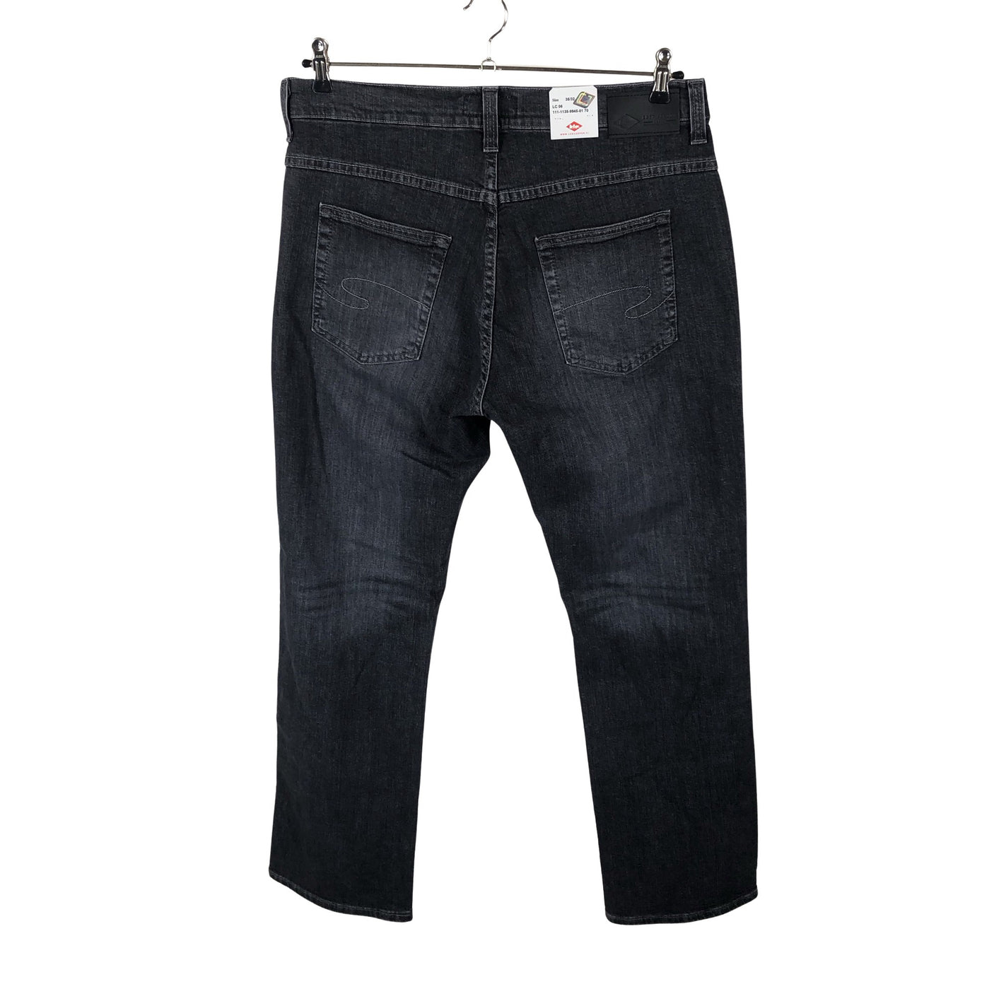 Miesten Lee Cooper - Farkut, koko W35 - Musta (2)