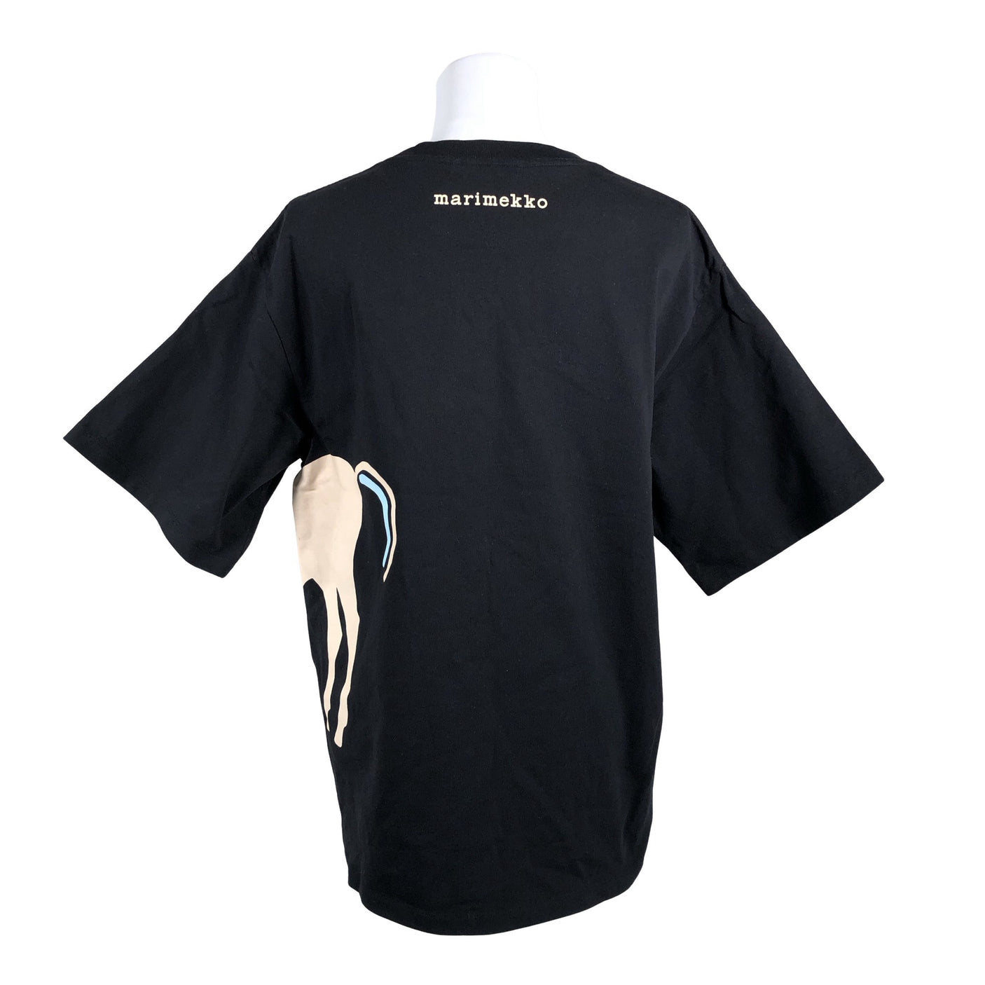 Naisten Marimekko - T-paita, koko L - Musta (2)