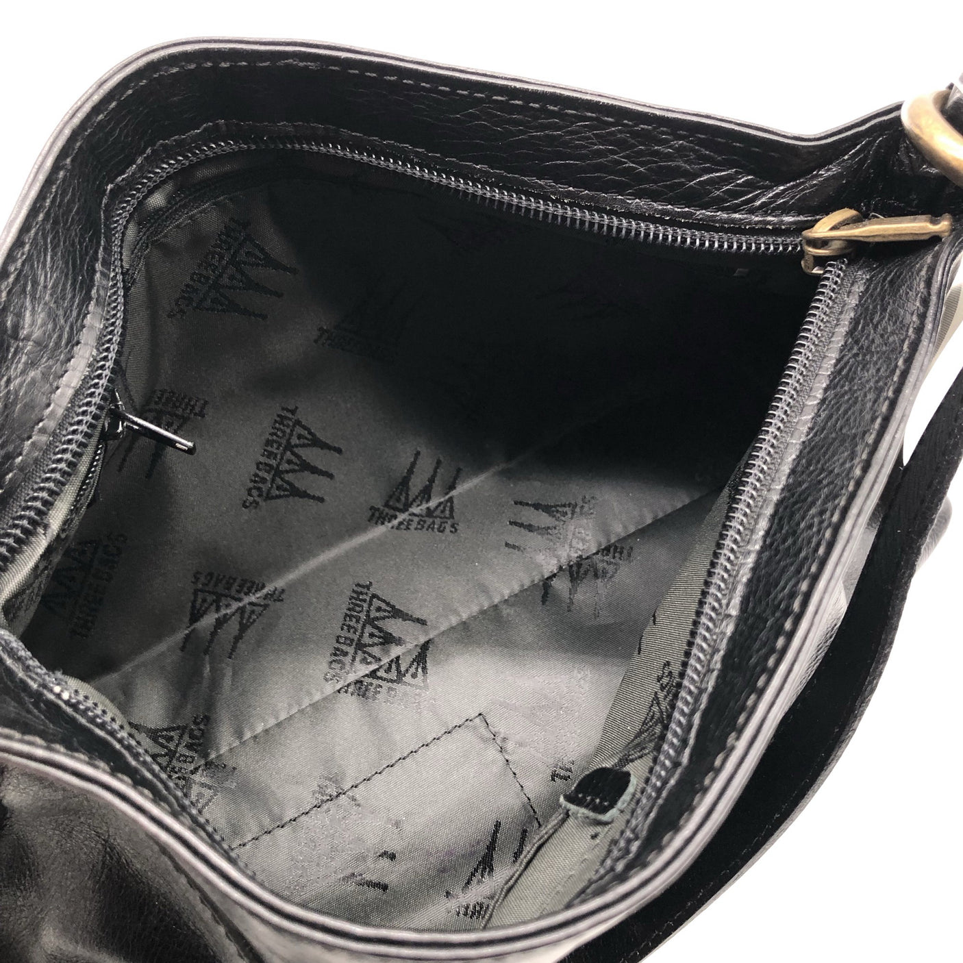 Naisten Three Bags - Olkalaukku, koko Midi - Musta (2)