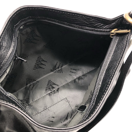 Naisten Three Bags - Olkalaukku, koko Midi - Musta (2)
