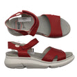 Naisten On Foot - Sandaalit, koko 37 - Punainen ()