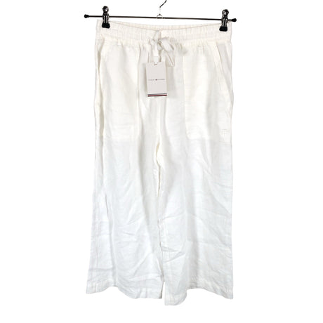 Naisten Tommy Hilfiger - Kangashousut, koko 34 - Valkoinen ()