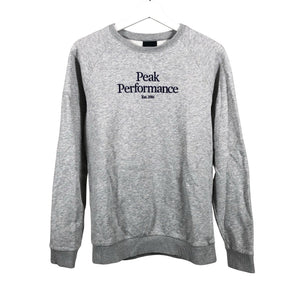 Unisex Peak Performance - Collegepaita, koko 164 - 170 - Harmaa (1)