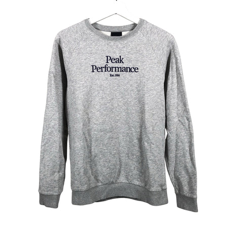 Unisex Peak Performance - Collegepaita, koko 164 - 170 - Harmaa ()