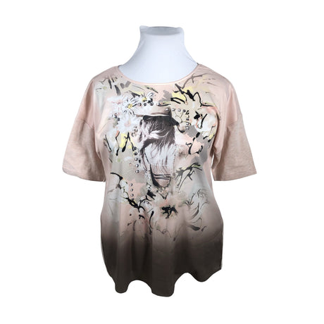 Naisten Gerry Weber - Lyhythihainen pusero, koko 44 - Vaaleanpunainen ()