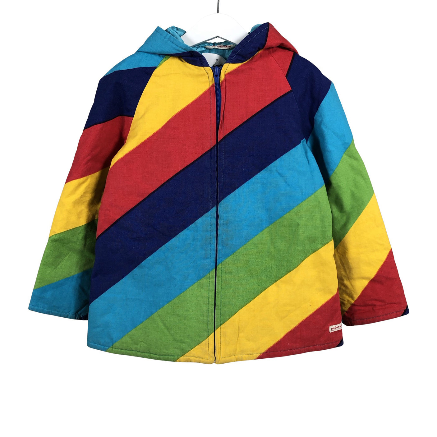 Unisex Punainen Norsu - Ulkoilutakki, koko 104 - 110 - Sininen (1)