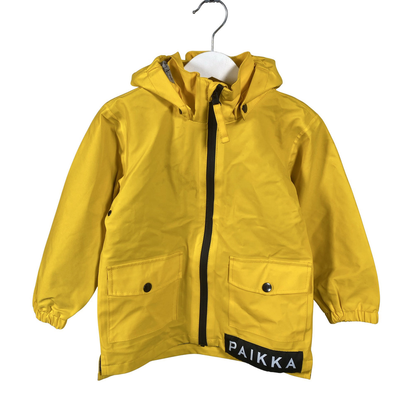 Unisex Paikka - Välikausitakki, koko 98 - 104 - Keltainen (1)