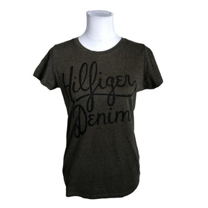 Naisten Tommy Hilfiger - T-paita, koko 40 - Vihreä (1)
