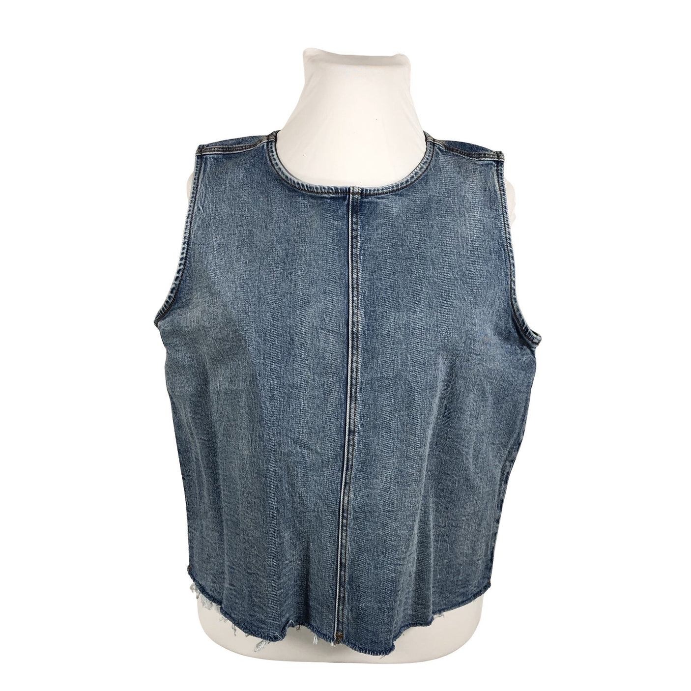 Naisten My Essential Wardrobe - Farkkuliivi, koko 44 - Sininen (1)