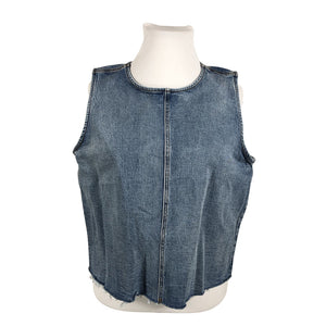 Naisten My Essential Wardrobe - Farkkuliivi, koko 44 - Sininen (1)